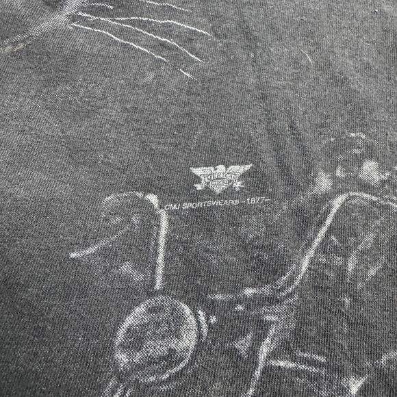 Vintage Harley Davidson Leader of The Pack Wolf AOP Bobos Choppers XL Munich - Picture 4 of 7